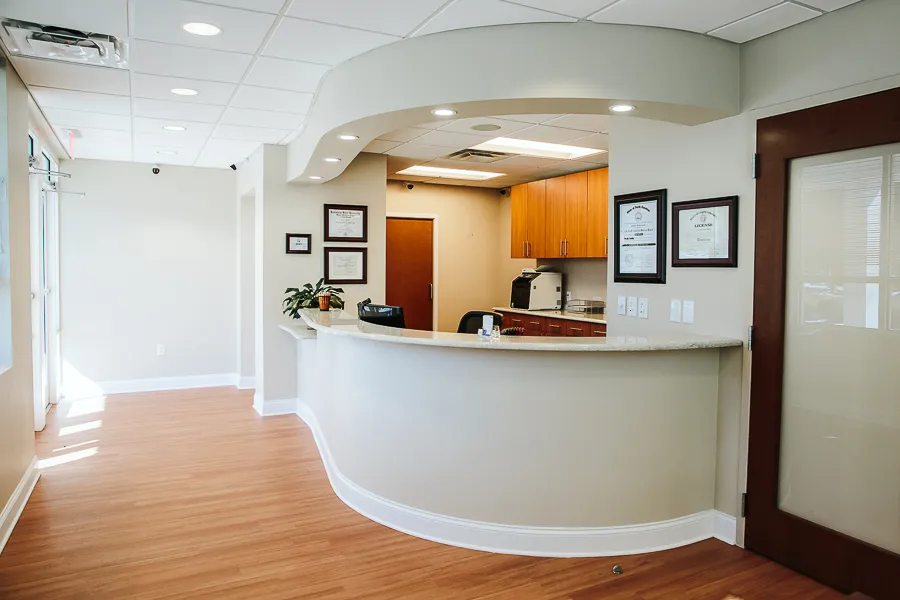view of the front desk, Capital Oral & Facial Surgery